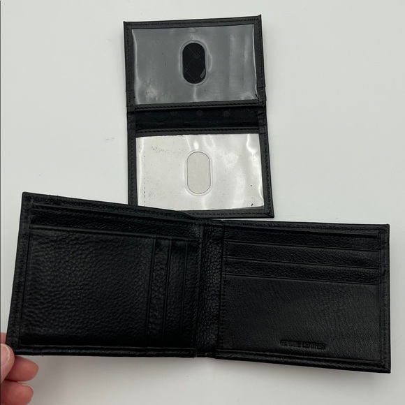 NWOT Perry Ellis Black Leather Wallet - Picture 5 of 6